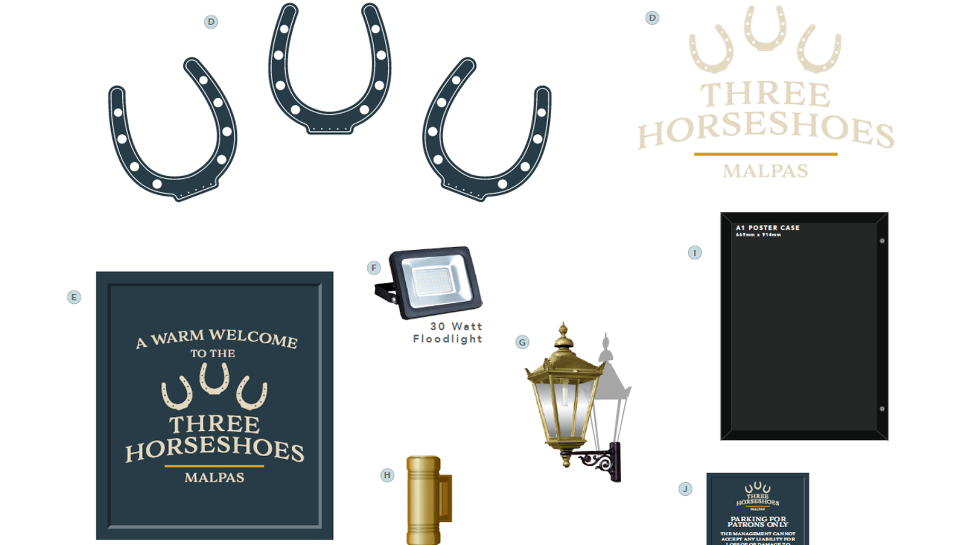 Three Horseshoes