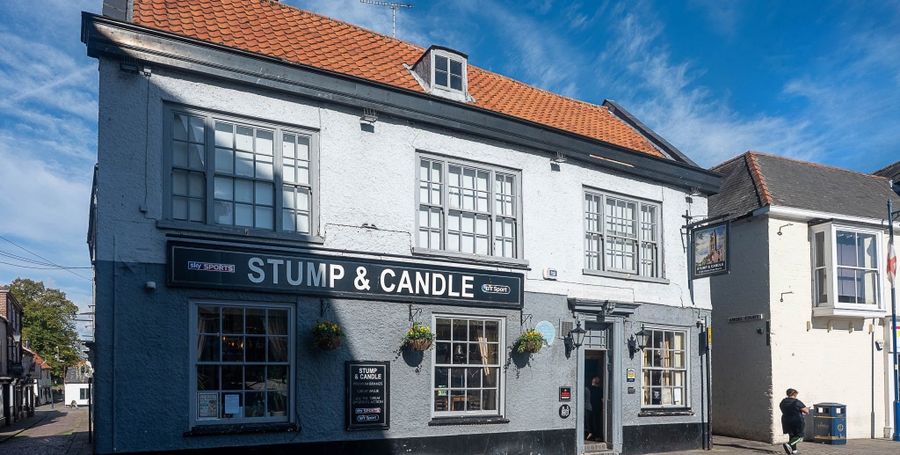 Stump And Candle